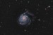 Spirální galaxie M101 - "Větrník" - větší detail.
